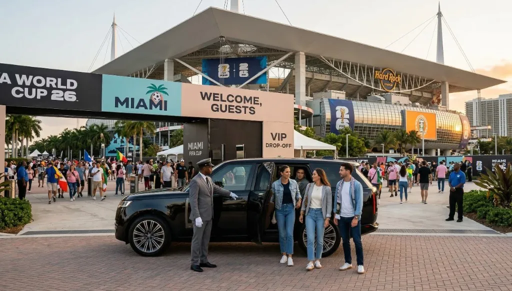 Luxury transportation for Third Place Match – FIFA World Cup Miami 2026, Hard Rock Stadium