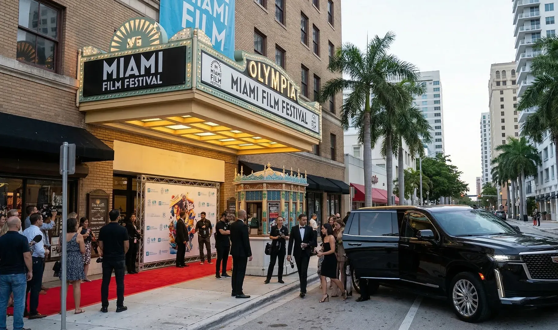 Luxury transportation for Miami Film Festival, Various Downtown Miami and Miami Beach venues