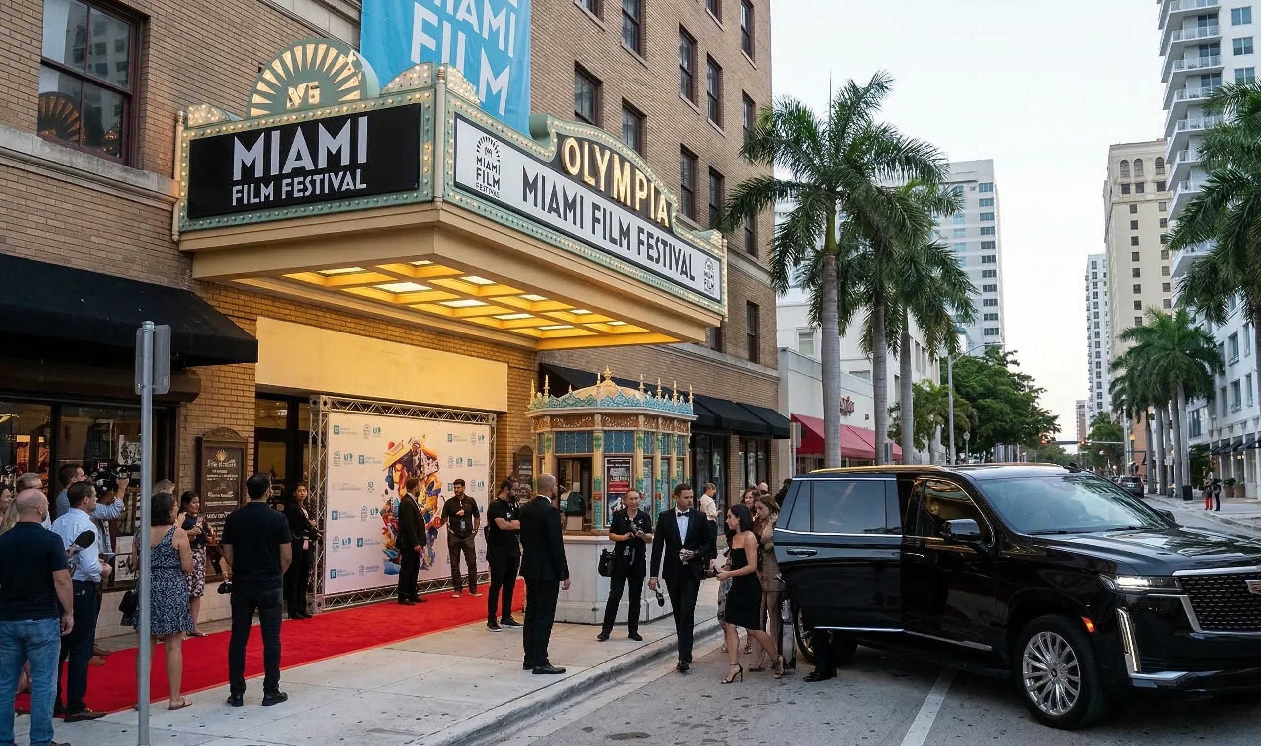 Luxury transportation for Miami Film Festival, Various Downtown Miami and Miami Beach venues