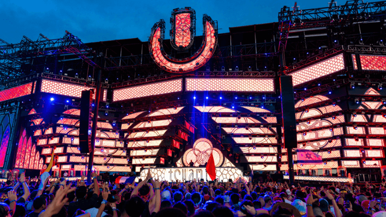 Ultra Music Festival at the Miami Marine Stadium in Virginia Key, Florida.